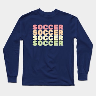 Soccer Repeat Long Sleeve T-Shirt